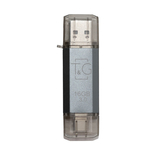 T&G Флеш-накопичувач USB 3.0 16GB Type-C T&G 009 Star Series Silver (TG009TC-16GSL3)