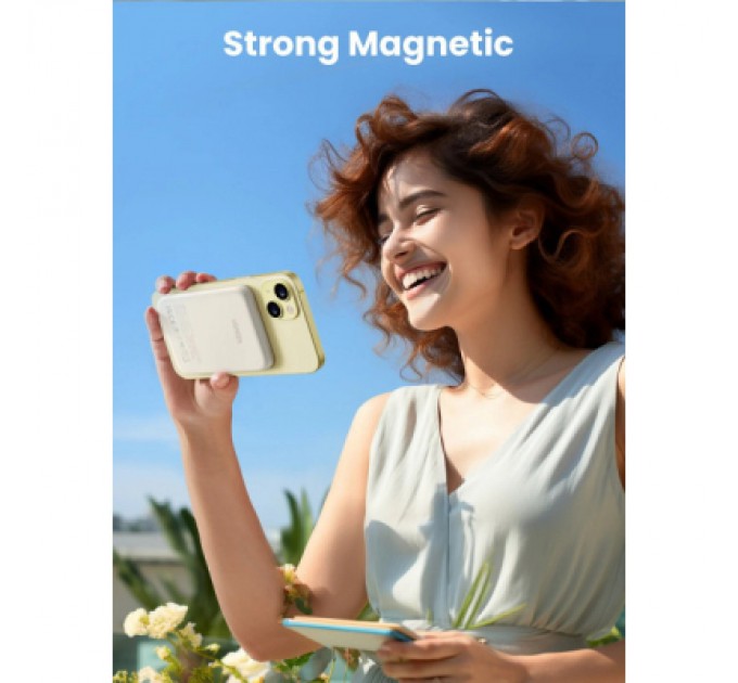 Ugreen Батарея універсальна Ugreen 5000 mAh 15W Magnetic Wireless USB-C In/Out (PB560) (25207)