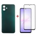 Dengos Чохол до мобільного телефона Dengos Soft Kit for Samsung Galaxy A07 case + glass Green (DG-KM-166)
