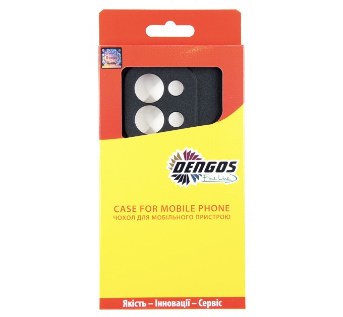 Dengos Чохол до мобільного телефона Dengos Carbon Kit for Xiaomi Redmi 15C case + glass Black (DG-KM-165)