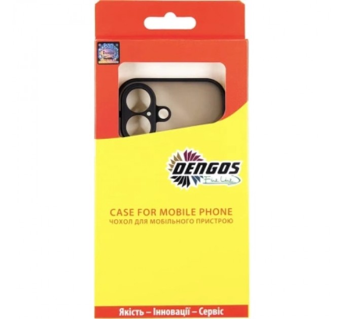 Dengos Чохол до мобільного телефона Dengos Matte iPhone 17 Black (DG-TPU-MATT-170)