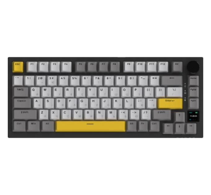 Ajazz Клавіатура Ajazz AK820 Pro Flying Fish Switch Black RGB USB/Wireless/Bluetooth UA Black (AK820PRO-FF-BGY)