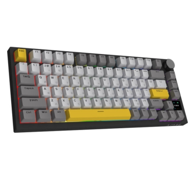 Ajazz Клавіатура Ajazz AK820 Pro Flying Fish Switch Black RGB USB/Wireless/Bluetooth UA Black (AK820PRO-FF-BGY)
