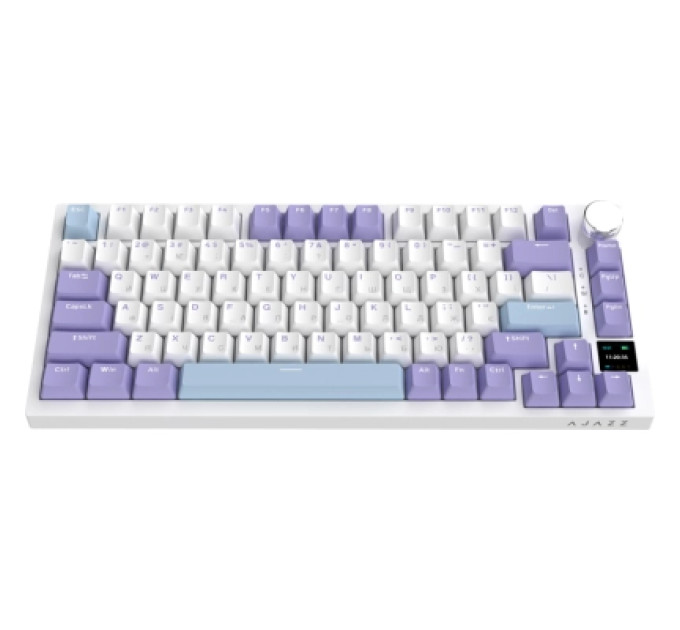 Ajazz Клавіатура Ajazz AK820 Pro Flying Fish Switch Purple RGB USB/Wireless/Bluetooth UA Purple (AK820PRO-FF-PWB)