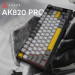 Ajazz Клавіатура Ajazz AK820 Pro Flying Fish Switch Purple RGB USB/Wireless/Bluetooth UA Purple (AK820PRO-FF-PWB)