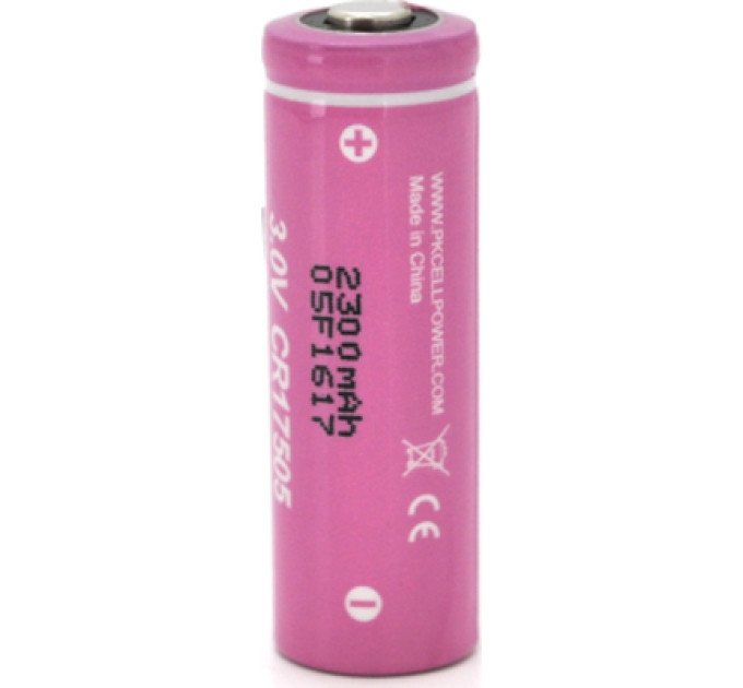 PkCell Батарейка CR17505 (size A), 3.0V 2300mah, Lithium, OEM PkCell (CR17505)