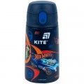 Kite Поїльник-непроливайка Kite Hot Wheels термос з трубочкою 400 мл (HW25-1261)