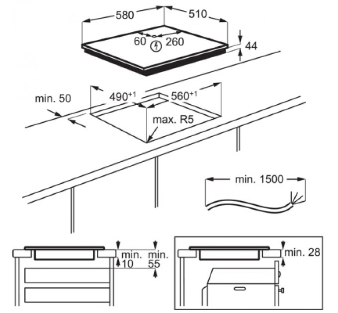 Electrolux Варочна поверхня Electrolux EIS62453IT