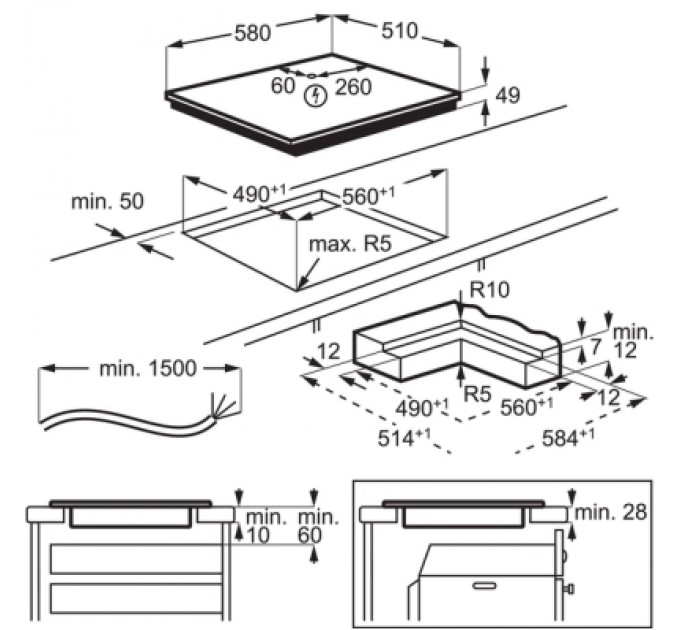 Electrolux Варочна поверхня Electrolux EIS62453IT