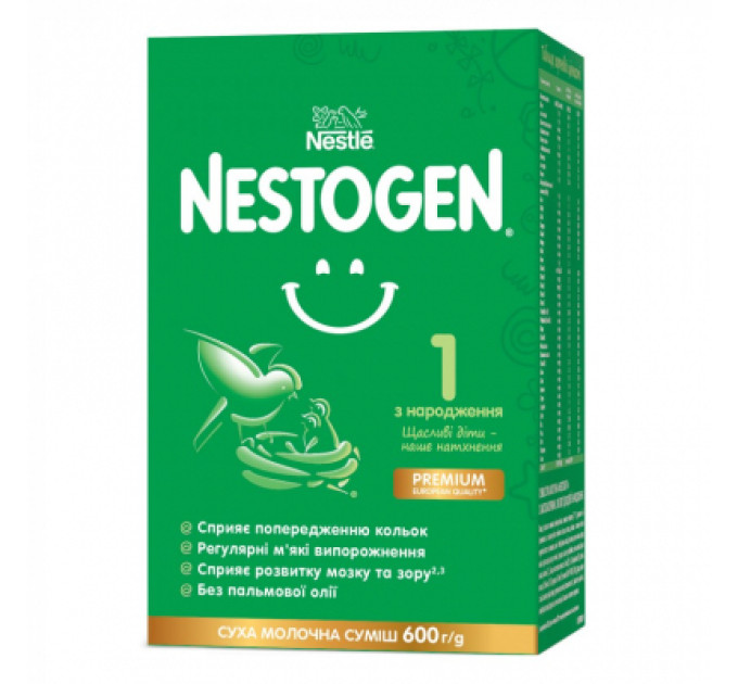 Nestogen Дитяча суміш Nestogen 1 з лактобактеріями L. Reuteri з народження 600 г (7613287103680)