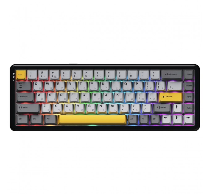 Ajazz Клавіатура Ajazz AK680 MAX Magnetic Switch RGB USB Black (AK680-M-BGY-AW)