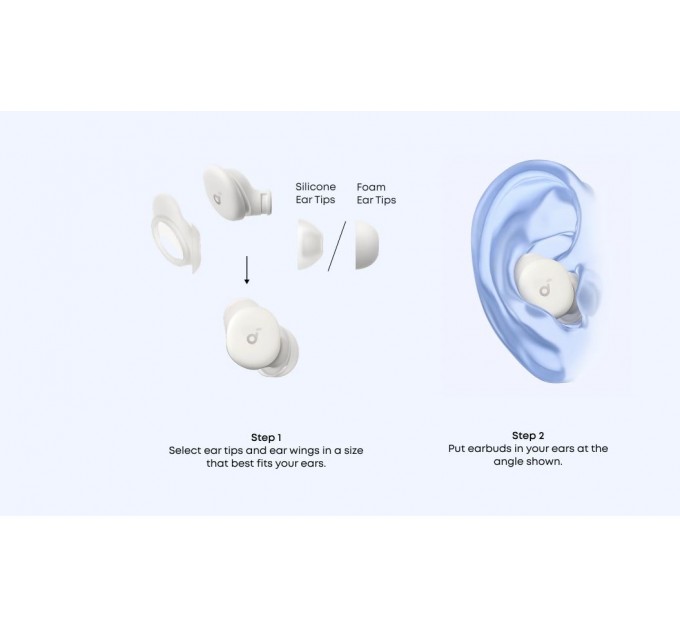 Anker Bluetooth-гарнітура Anker SoundCore Sleep A30 White (D1301G21)