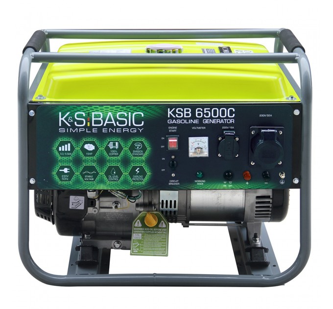 Konner&Sohnen Генератор бензиновий Konner&Sohnen KSB 6500C