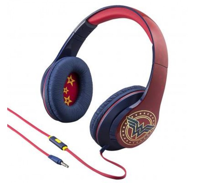Ekids Навушники Ekids iHome Warner Bros Wonder Woman Mic (RI-M40WW.FXV7)