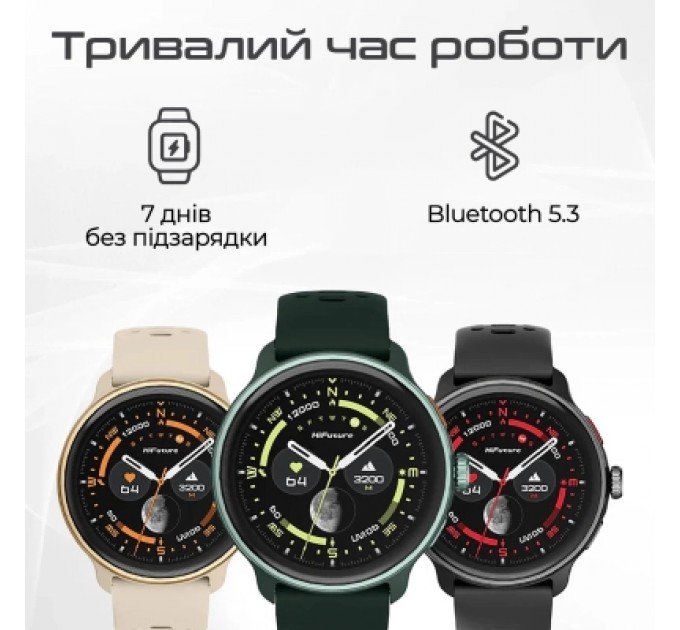 HIFuture Смарт-годинник HiFuture vela black (vela.black)