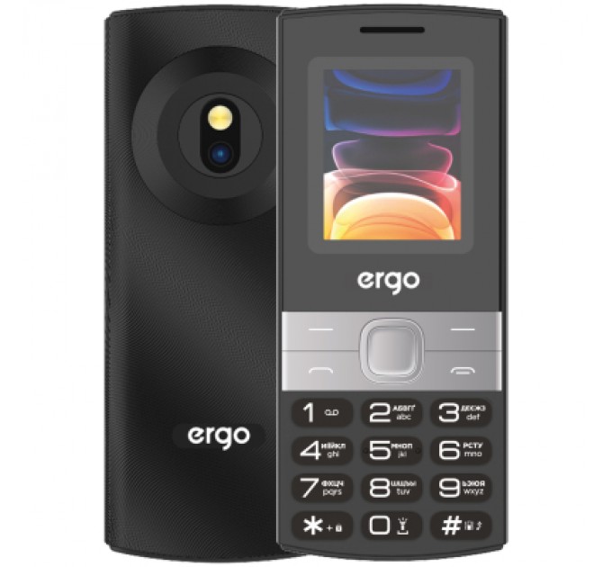 Ergo Мобільний телефон Ergo B185 Black
