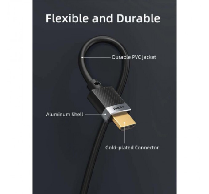 Cabletime Кабель мультимедійний HDMI M to HDMI M 15.0m V2.0 4K60Hz Cabletime (CA915828)