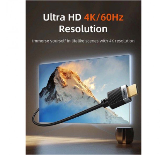 Cabletime Кабель мультимедійний HDMI M to HDMI M 15.0m V2.0 4K60Hz Cabletime (CA915828)