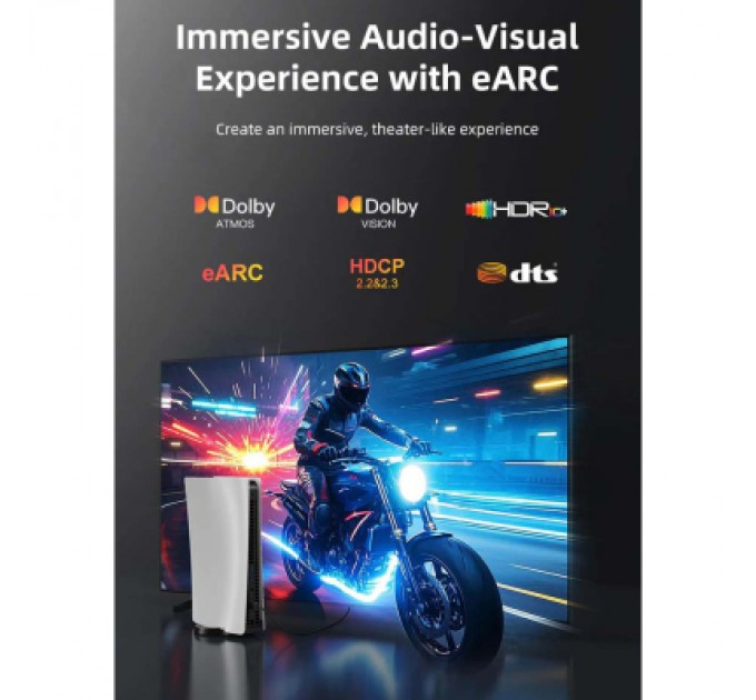 Cabletime Кабель мультимедійний HDMI M to HDMI M 2.0m V2.1 8K60Hz Cabletime (CA915910)