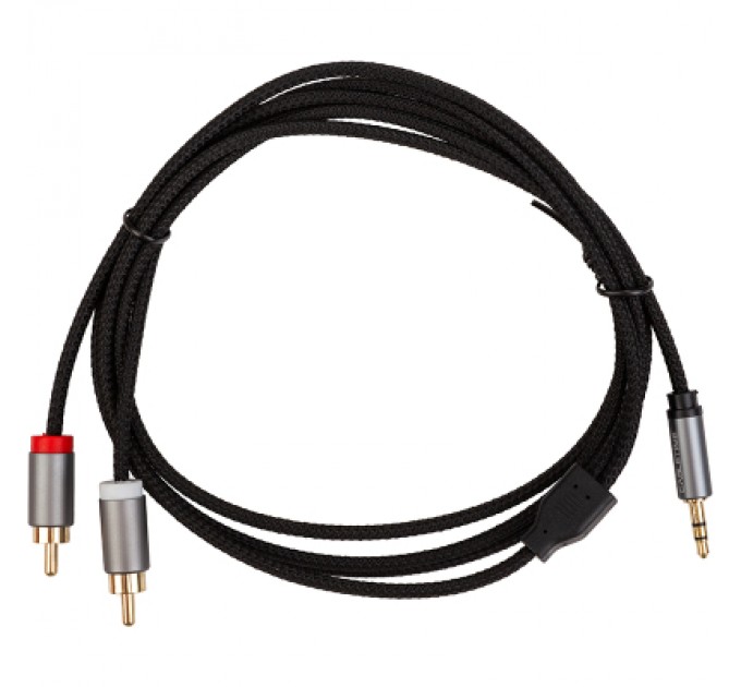 Cabletime Кабель мультимедійний 3.5mm M to 2xRCA M 1.8m Cabletime (CA914005)