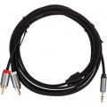 Cabletime Кабель мультимедійний 3.5mm M to 2xRCA M 3.0m Cabletime (CA914067)