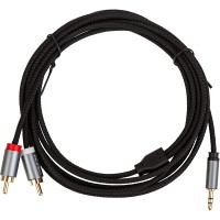 Кабель мультимедійний 3.5mm M to 2xRCA M 3.0m Cabletime (CA914067)