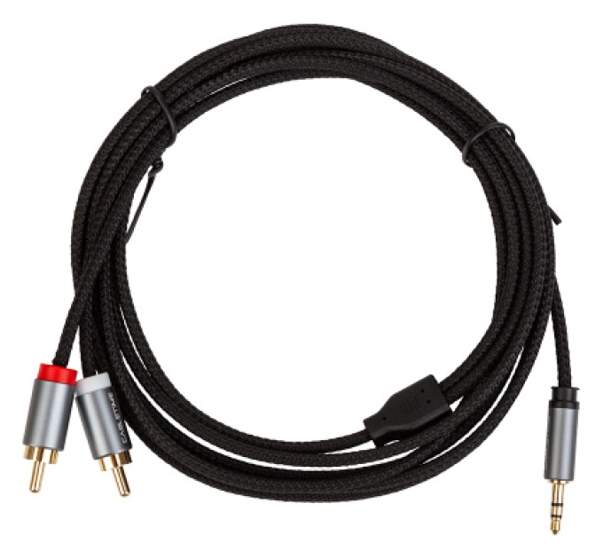 Cabletime Кабель мультимедійний 3.5mm M to 2xRCA M 3.0m Cabletime (CA914067)
