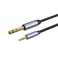Кабель мультимедійний 6.35mm M to 3.5mm M 3.0m Cabletime (CA915279)