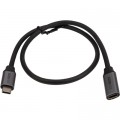 Cabletime Дата кабель USB-C M to USB-C F 0.5m 5Gbps 60W 4K60Hz Cabletime (CA913664)