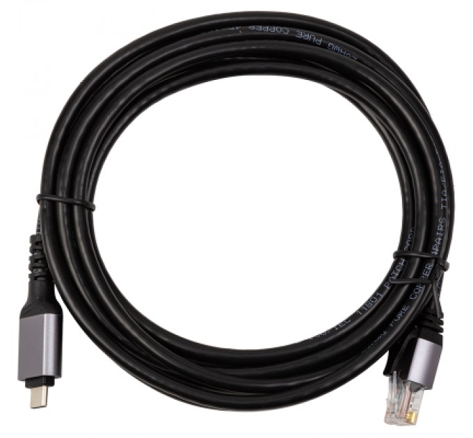 PowerPlant Дата кабель USB-C to RJ45 Ethernet 3.0m PowerPlant (CA914937)