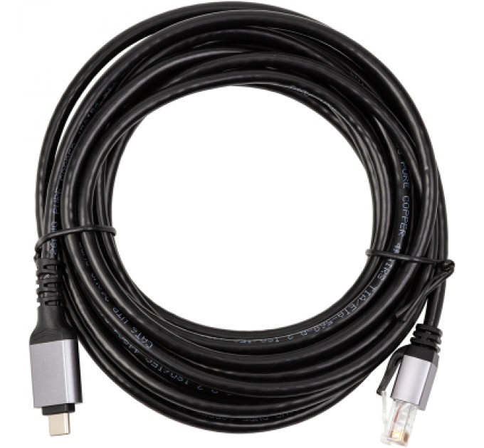 PowerPlant Дата кабель USB-C to RJ45 Ethernet 5.0m PowerPlant (CA914944)