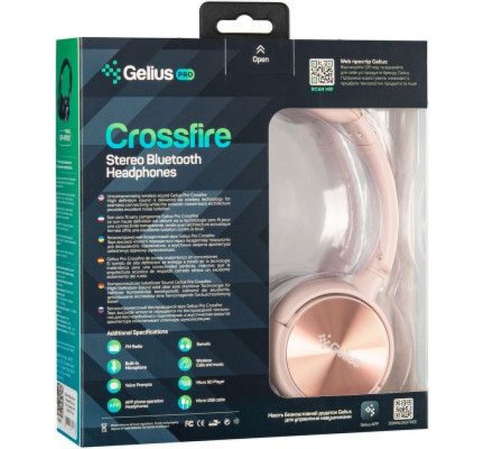 Gelius Навушники Gelius Pro Crossfire Pink (GP HP-007 Pink)