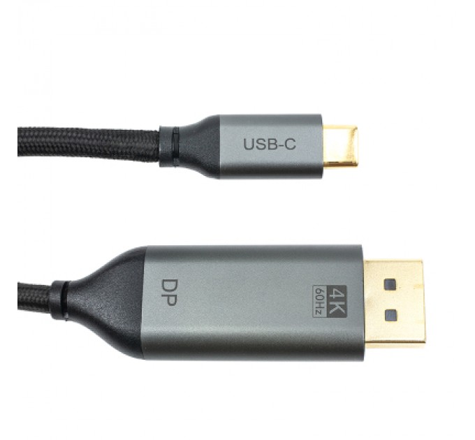 Cabletime Кабель мультимедійний USB-C to DisplayPort M 1.8m V1.2 4K Cabletime (CA913305)