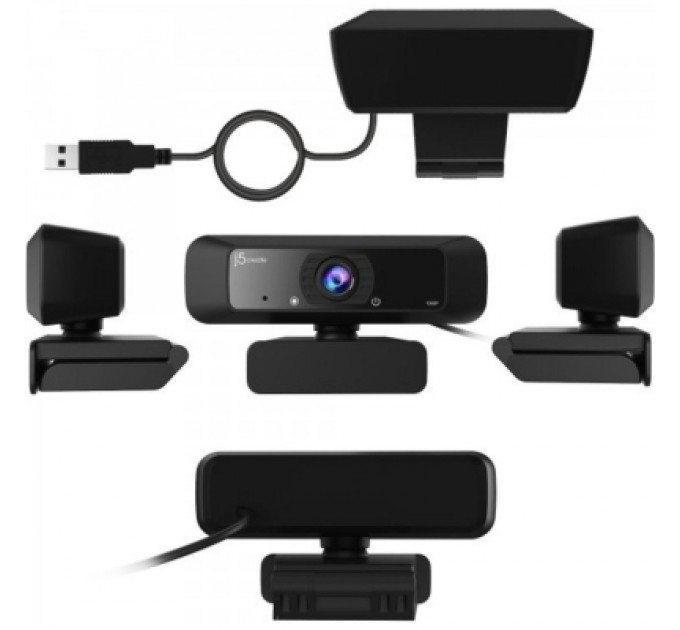 J5create Веб-камера J5create JVCU100-N HD 360 Czarny USB-A (JVCU100-N)