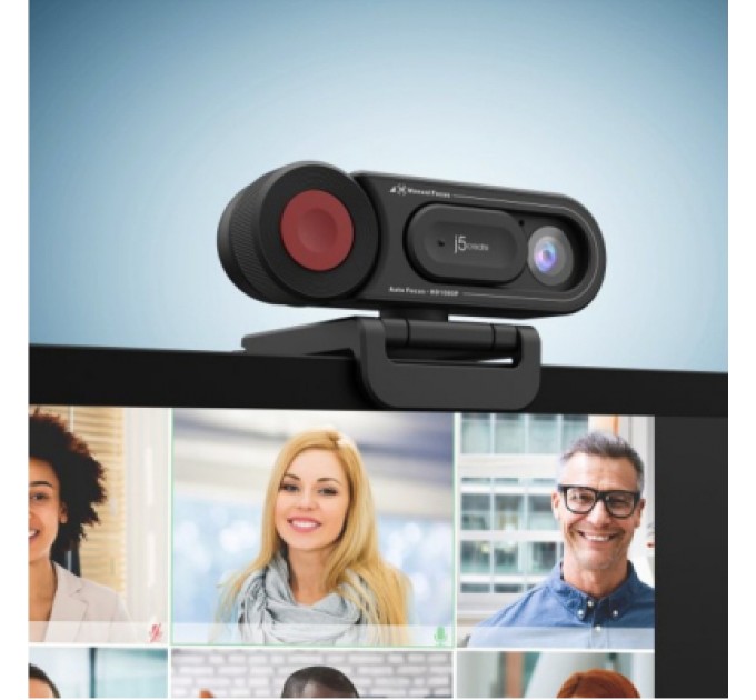 J5create Веб-камера J5create JVU250-N Full HD USB-A/C (JVU250-N)