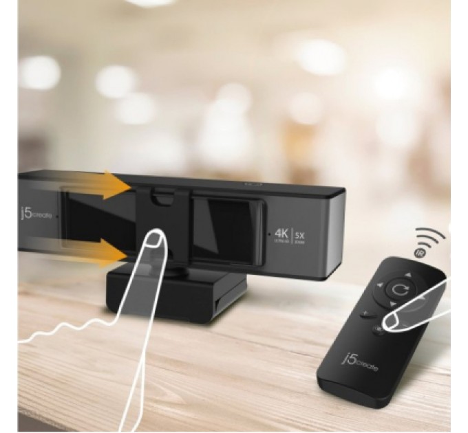 J5create Веб-камера J5create JVCU435-N 4K Ultra HD USB-A/C (JVCU435-N)