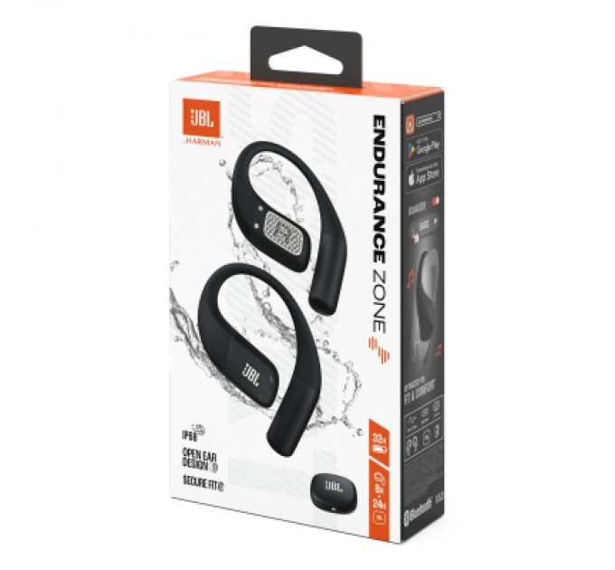 JBL Навушники JBL Endurance Zone Black (JBLENDUZONEBLKG)