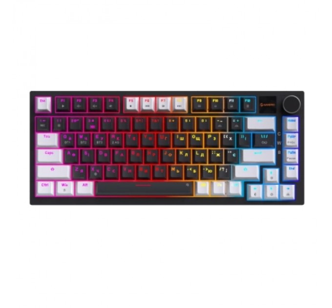 GamePro Клавіатура GamePro Asgard Valhalla Pro MK160B-D-Pro Rainy Switch Wireless/Bluetooth/USB UA Black (MK160B-D-Pro)