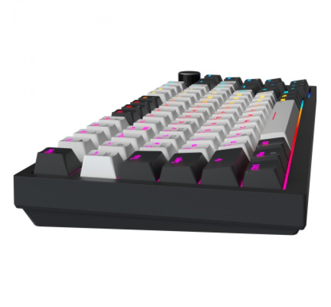 GamePro Клавіатура GamePro Asgard Valhalla Pro Rainy Switch Bluetooth/2.4G/USB USB White with display (MK160W-D-Pro)