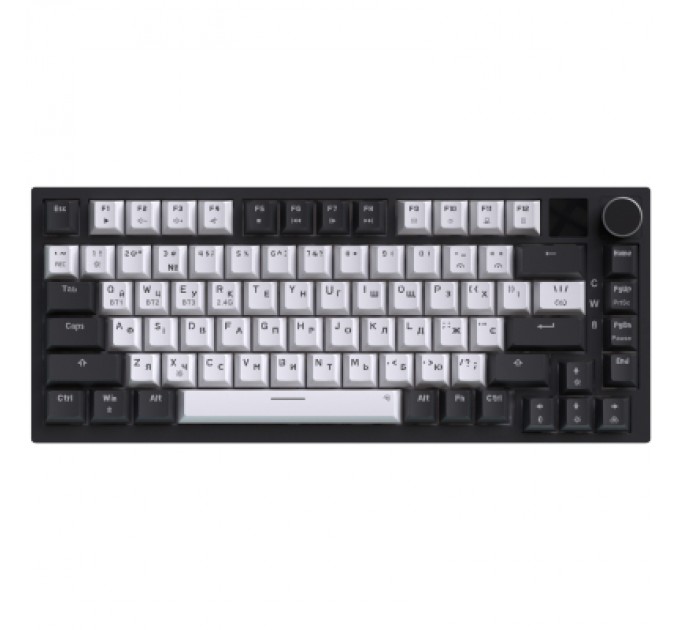 GamePro Клавіатура GamePro Asgard Valhalla Pro Rainy Switch Bluetooth/2.4G/USB USB White with display (MK160W-D-Pro)