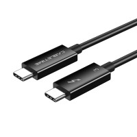 Дата кабель USB-C to USB-C 0.5m Thunderbolt 3 100W (20V/5A) 5K60Hz Cabletime (CA915392)