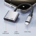 Cabletime Перехідник USB-C M to USB-C F Audio + USB-C F PD60W Cabletime (CA915781)
