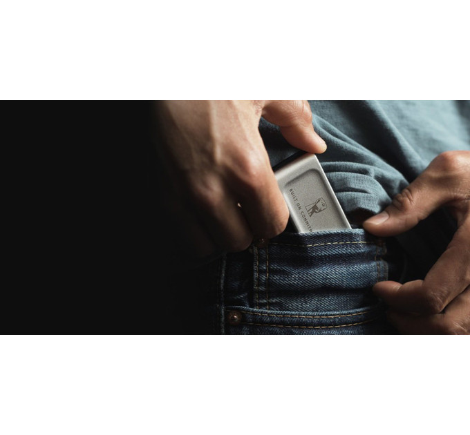 Kingston Накопичувач зовнішній SSD Portable USB 2.0ТB Kingston XS2000 BoC Silver (SXS2000/2000GA)