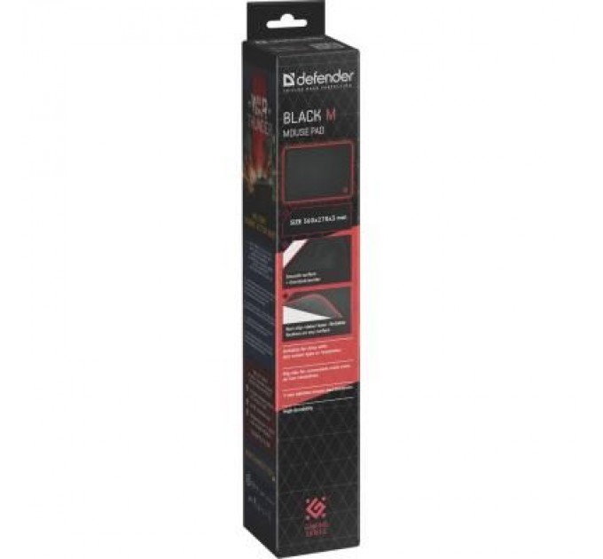 Defender Килимок для мишки Defender Black M (50560)