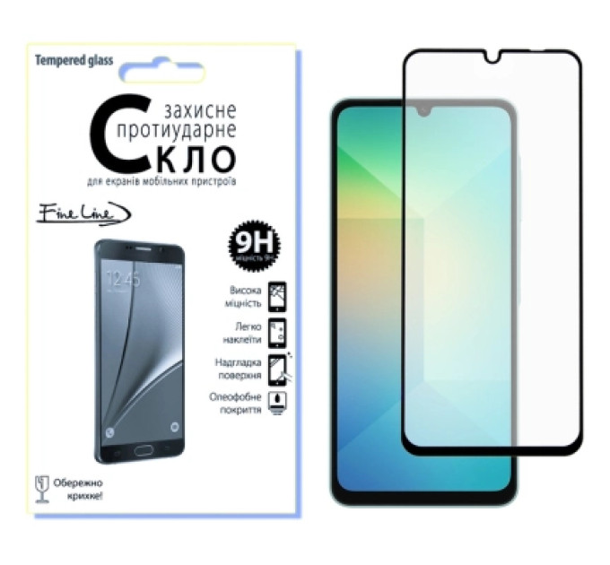 Fine Line Скло захисне Fine Line Samsung Galaxy A06 black (FL-TGFG-365)