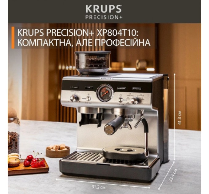 Krups Ріжкова кавоварка еспресо Krups XP804T10