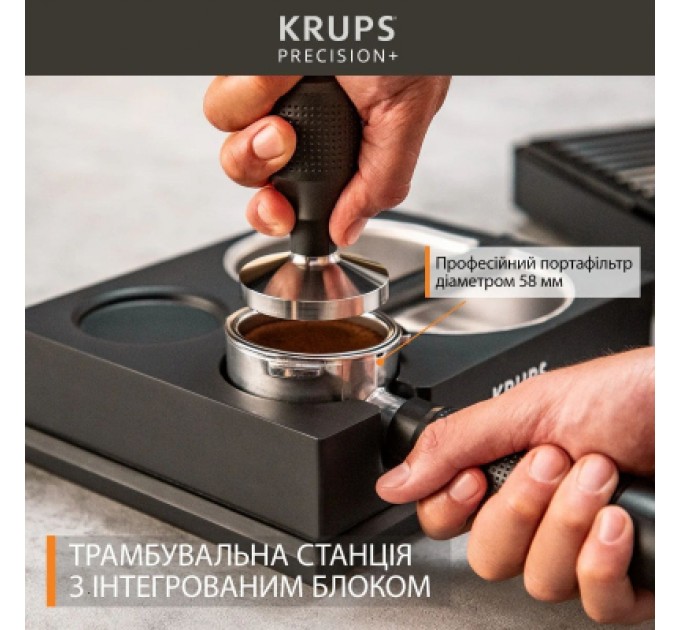 Krups Ріжкова кавоварка еспресо Krups XP804T10
