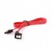 Cablexpert Кабель для передачі даних SATA III 0.1m угловой Cablexpert (CC-SATAM-DATA90-0.1M)