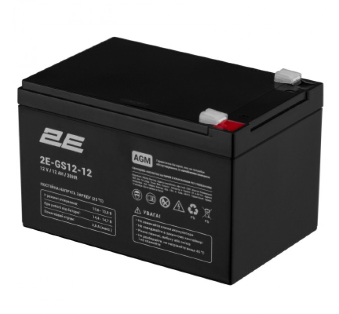 2E Батарея до ДБЖ 2E 2E-GS12-12 12V 12Ah (2E-GS12-12)