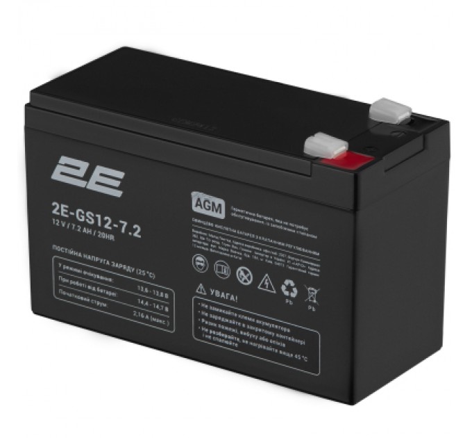 2E Батарея до ДБЖ 2E 2E-GS12-7.2 12V 7.2Ah (2E-GS12-7.2)
